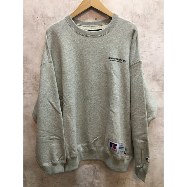 約67cm身幅NEIGHBORHOOD × RUSSELL SWEAT SHIRT 23ss ネイバーフッド ラッセル スウェット 231XRRUN-CSM01【004】