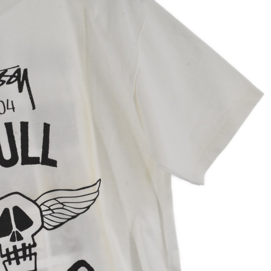 STUSSY ステューシー 04年製 SKULL FOREVER スカル プリント 半袖Tシャツ OLD STUSSY オールドステューシー ホワイト