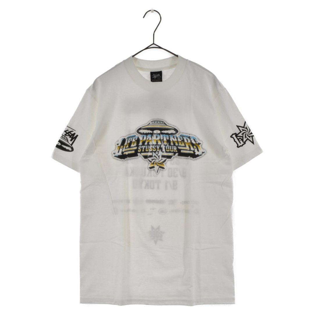 STUSSY ステューシー 06年製 LIFE PARTNERS TOUR ライフパートナーズ ツアー半袖Tシャツ デッドストック OLD STUSSY オールドステューシー ホワイト