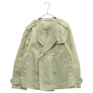 スリーワンフィリップリム(3.1 Phillip Lim)の3.1 Phillip Lim スリーワンフィリップリム ノーカラーフェイクレザージャケット ホワイト R109-6201LEL(フライトジャケット)