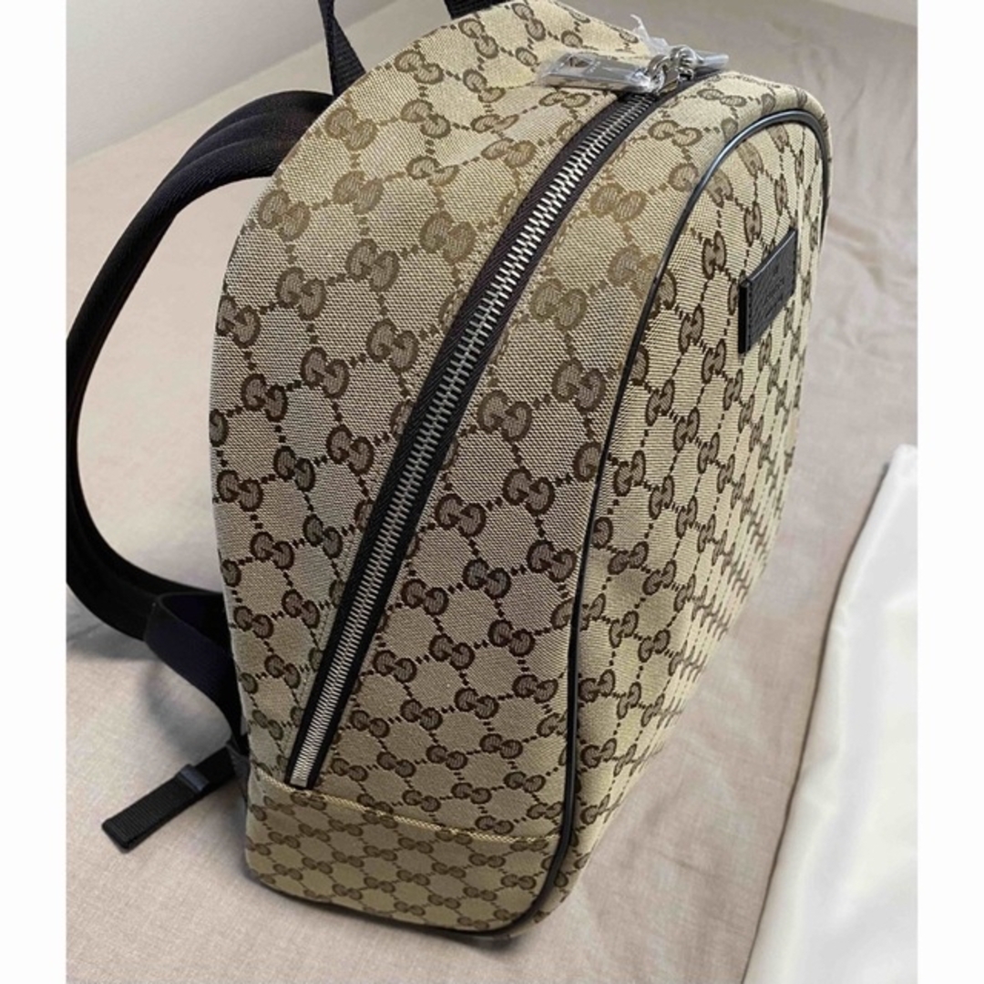 Gucci(グッチ)のsaaaasan様専用　GUCCI ジージーキャンバス ベージュ ブラウン レディースのバッグ(リュック/バックパック)の商品写真