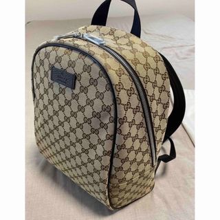 グッチ(Gucci)のsaaaasan様専用　GUCCI ジージーキャンバス ベージュ ブラウン(リュック/バックパック)