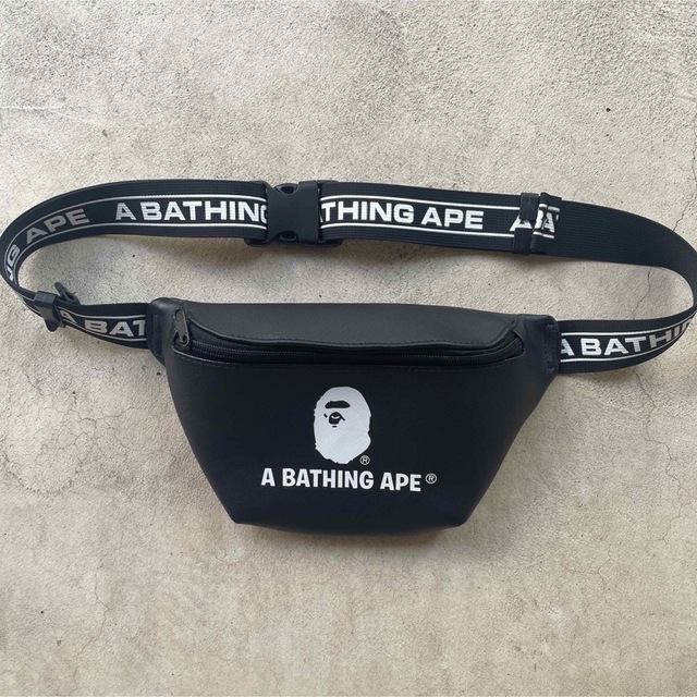 A BATHING APE レザー調ウエストポーチ付録品ノベルティ | フリマアプリ ラクマ