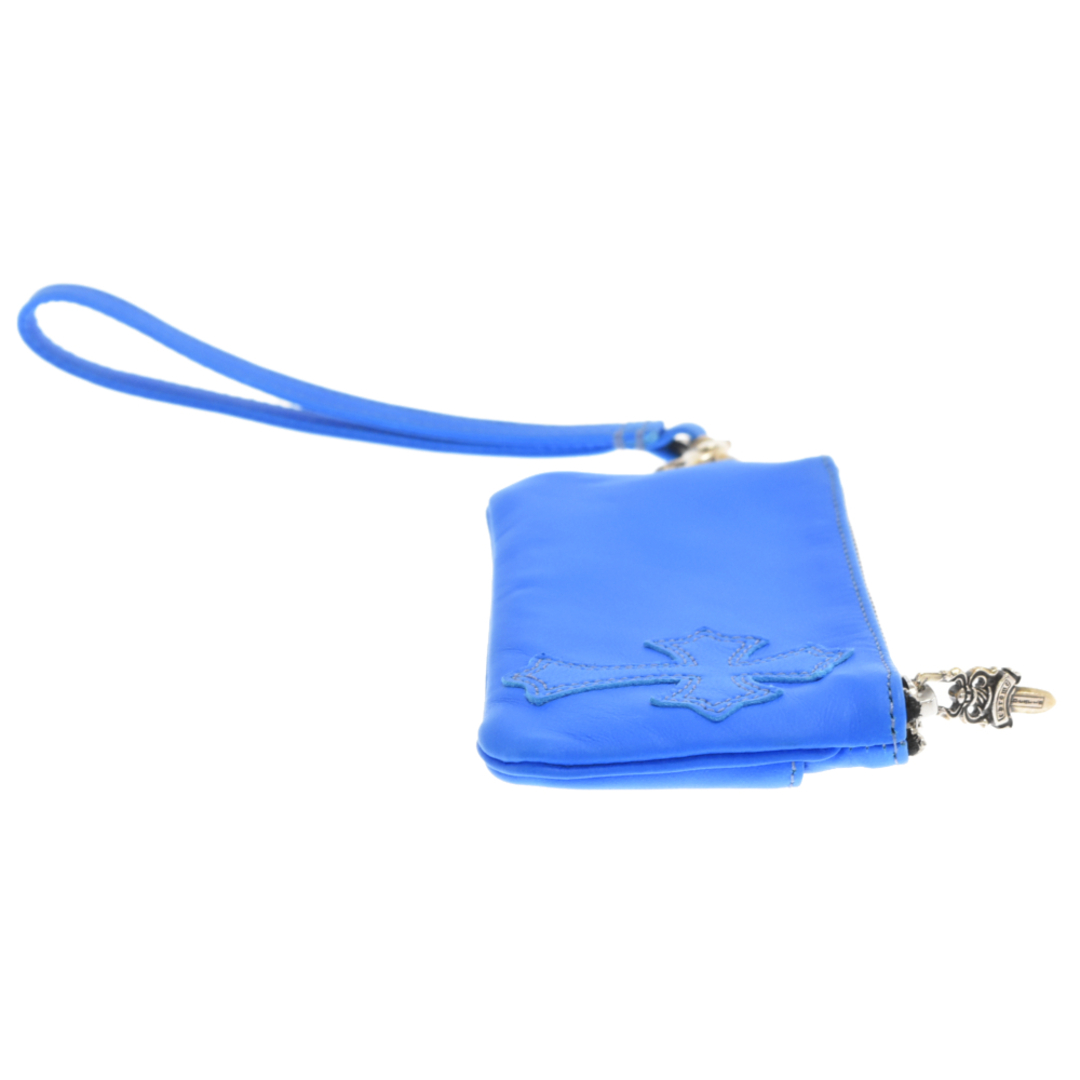 クロムハーツ  ZPR CHG WRISTLET SML ストラップ付クロスパッチダガージップレザーコインケース  メンズ