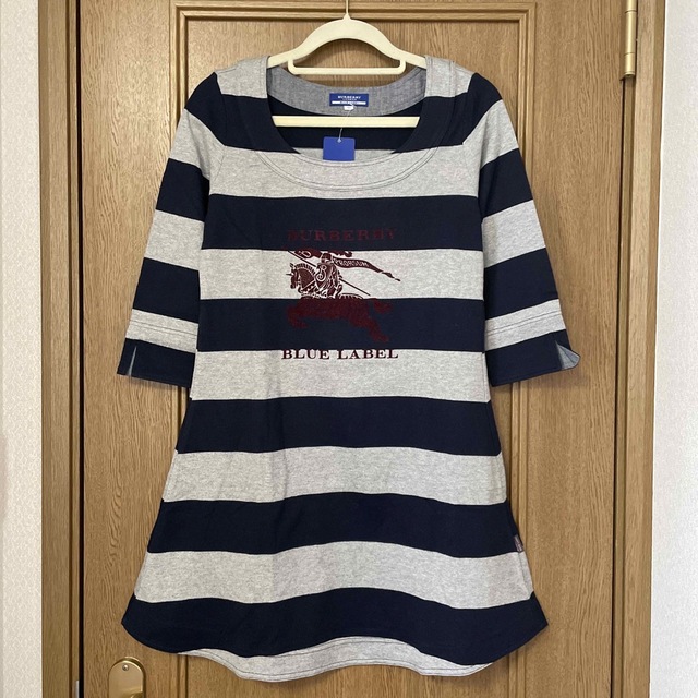 BURBERRY BLUE LABEL(バーバリーブルーレーベル)の【新品未使用】バーバリーブルーレーベル チュニックワンピ レディースのワンピース(ひざ丈ワンピース)の商品写真