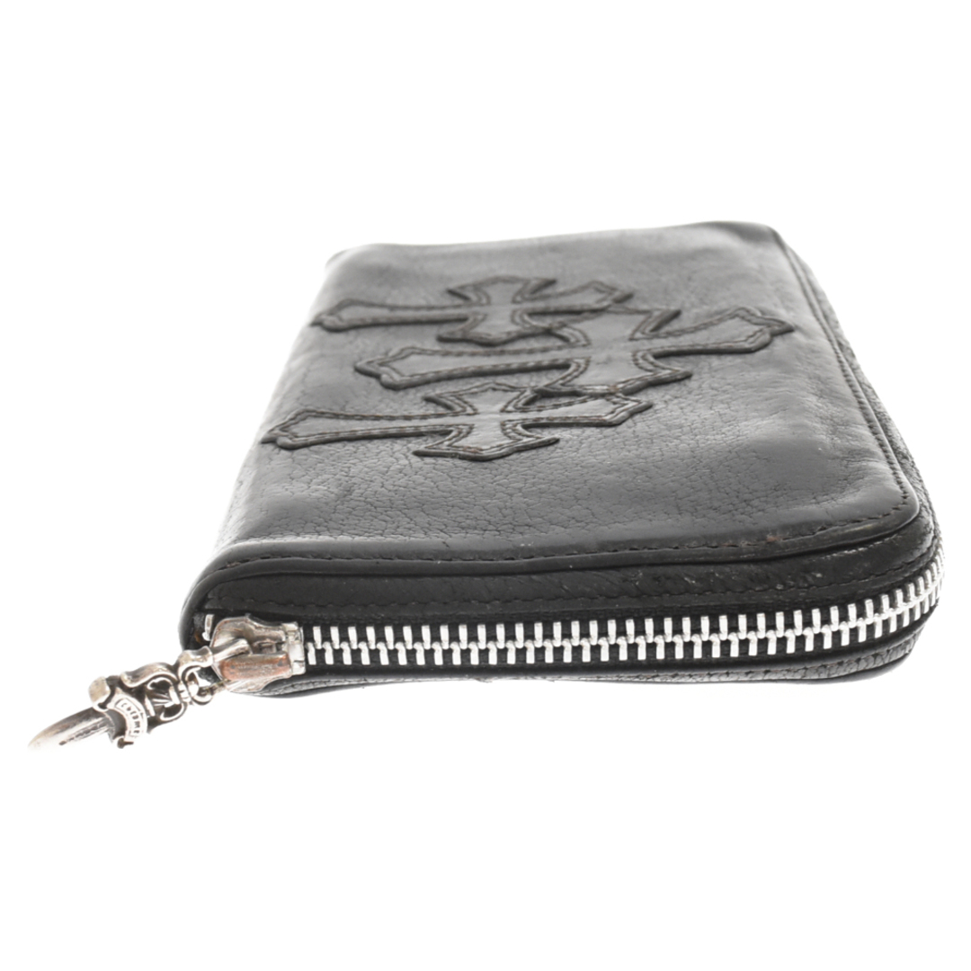 クロムハーツ CHROME HEARTS 長財布
 3クロス REC F ZIP ラウンドファスナー ブラック