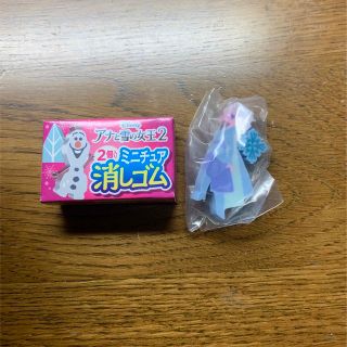 アナトユキノジョオウ(アナと雪の女王)のアナ雪　エルサ　消しゴム　ミニチュア　ぷっちょ(キャラクターグッズ)