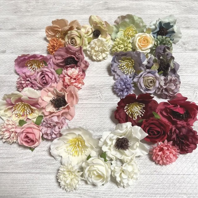 NO 0526-06造花 花材 まとめ売り ハンドメイド 素材 ピオニーの通販 by ...