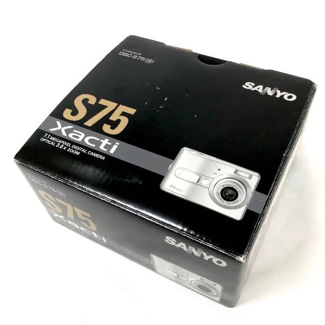 小売価格 SANYO Xacti ザクティ DSC-S75 S デジカメ 単三電池 美品