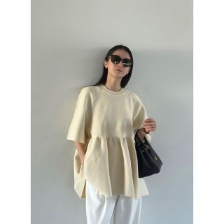 正規品 CLANE BALLOON GATHER KNIT TOPS-