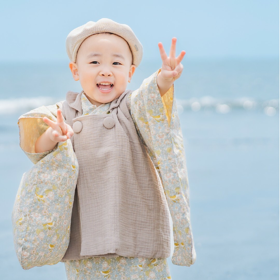 七五三　女の子　3歳　セパレート着物