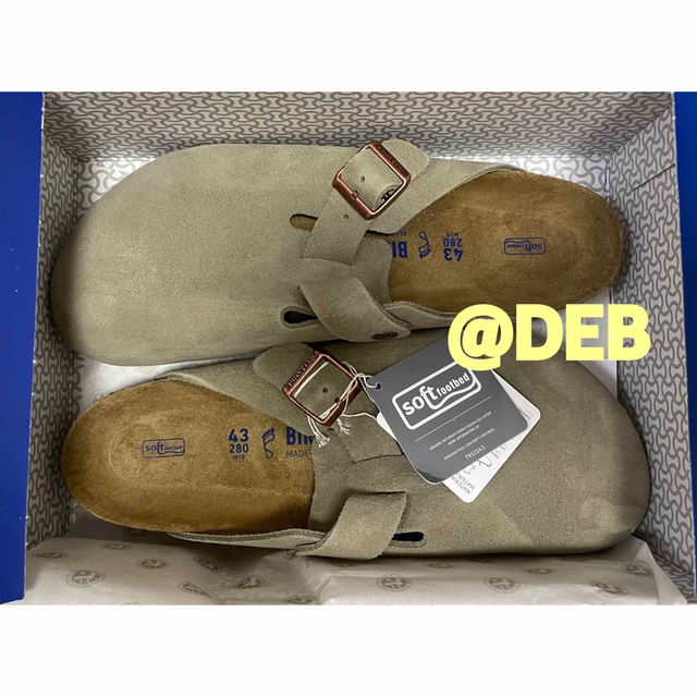 BIRKENSTOCK(ビルケンシュトック)のBIRKENSTOCK Boston Sfb Vl Taupe 28.0cm メンズの靴/シューズ(サンダル)の商品写真