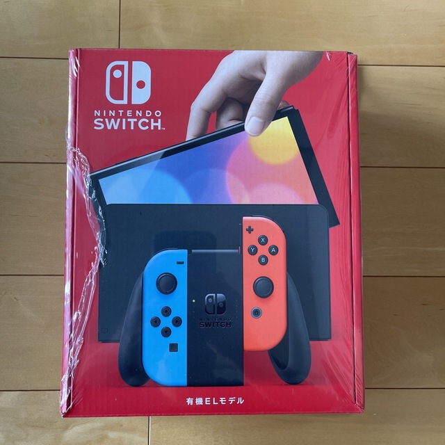 海外輸入商品 Nintendo Switch（有機ELモデル） ネオンブルー/ネオンレッド