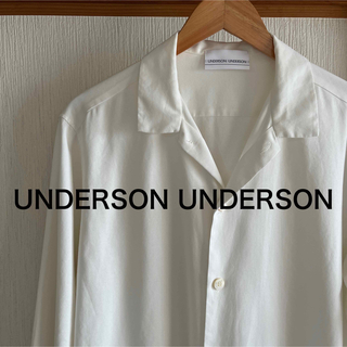 アンダーソンアンダーソン(UNDERSON UNDERSON)の【美品】UNDERSON UNDERSON ダブルクロスシャツ(シャツ)