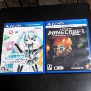 プレイステーションヴィータ(PlayStation Vita)のMinecraft　初音ミク -Project DIVA- f　Vitaソフト(携帯用ゲームソフト)