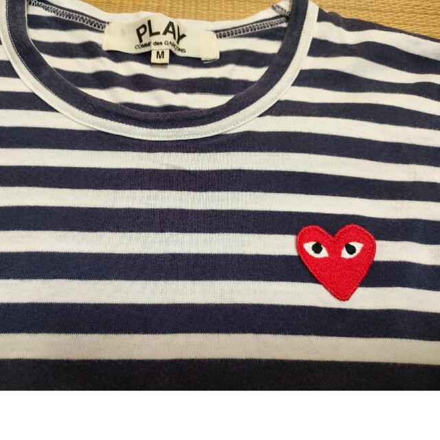 COMME des GARCONS - PLAY COMME des GARCONS ボーダーロンTの通販 by 