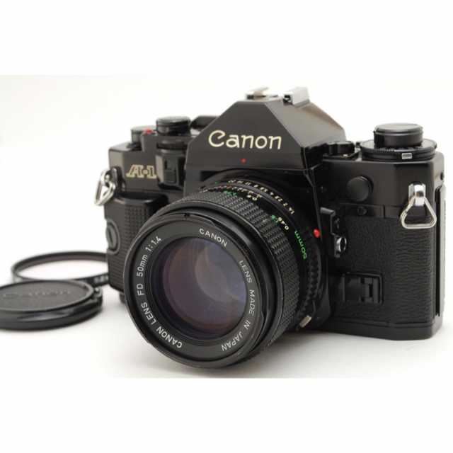 完動品 Canon A-1 FD 50mm f1.4 SLR フィルムカメラ