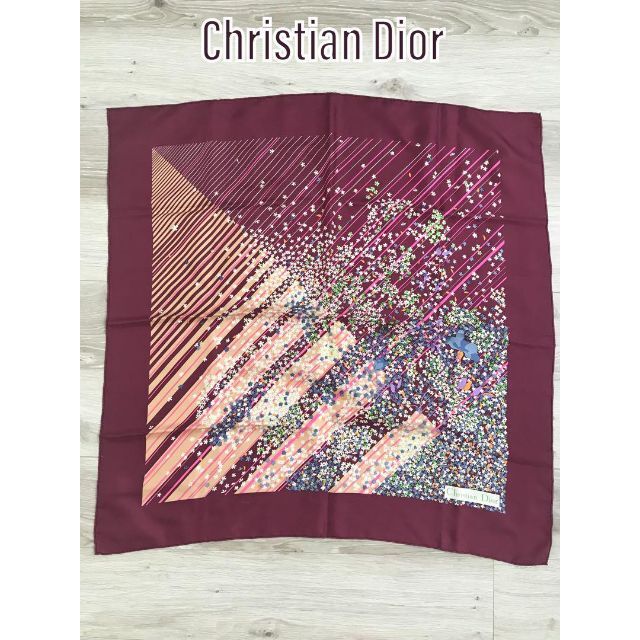 【美品】ChristianDior クリスチャンディオール スカーフ ストール