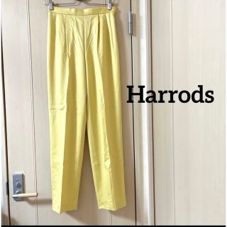 ハロッズ(Harrods)のHarrods   ゆったり　テーパードパンツ　センタープレス　サテン(カジュアルパンツ)