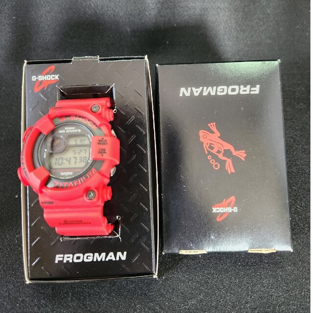 G-SHOCK FROGMAN DW-8200F-4JR 赤蛙 フロッグマン-