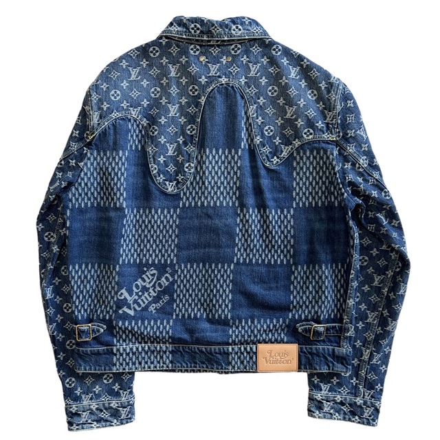 LOUIS VUITTON(ルイヴィトン)のLOUISVUITTON ルイヴィトン NIGO デニムジャケット メンズのジャケット/アウター(Gジャン/デニムジャケット)の商品写真