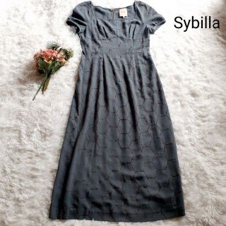 シビラ(Sybilla)の【訳あり】　Sybilla　シビラ　ロングワンピース　Aライン　　40 L(ロングワンピース/マキシワンピース)