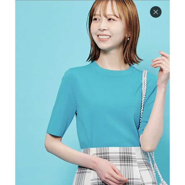 Rope' Picnic(ロペピクニック)のROPE' PICNIC Beauty knit/ハーフスリーブニットプルオーバ レディースのトップス(ニット/セーター)の商品写真