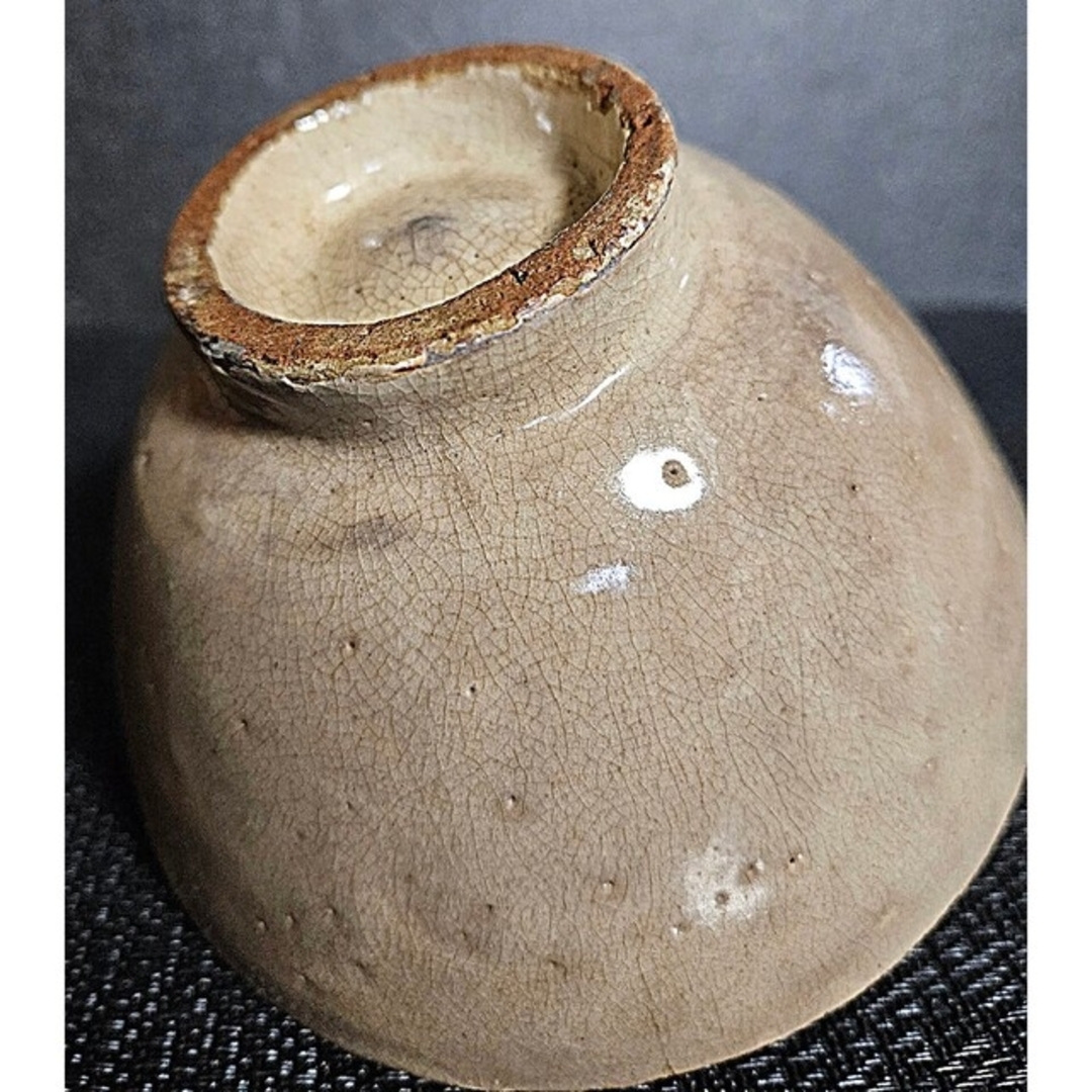 【某お茶人収集品❗】【時代物】朝鮮半島 中国大陸系 李朝 磁州窯系 茶碗