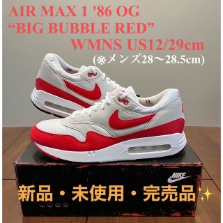 ナイキ(NIKE)の大幅値下げ【新品・完売品】AIR MAX 1 '86 OG w29cm(スニーカー)