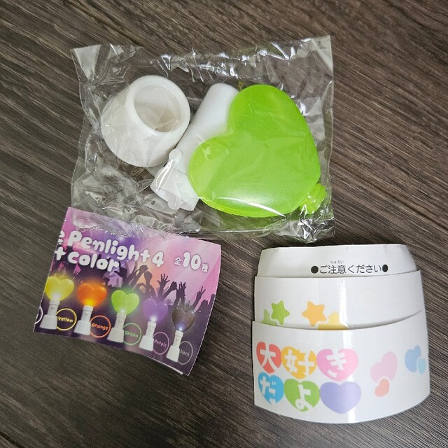 ミニチュアペンライト フォー ハートカラー グリーン エンタメ/ホビーの声優グッズ(ペンライト)の商品写真
