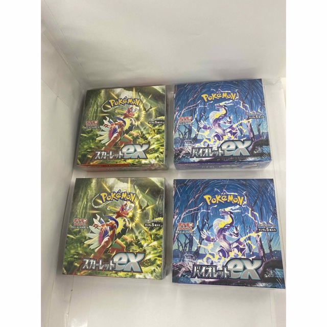 ポケモンカード バイオレットex スカーレットex 各2BOX シュリンク付