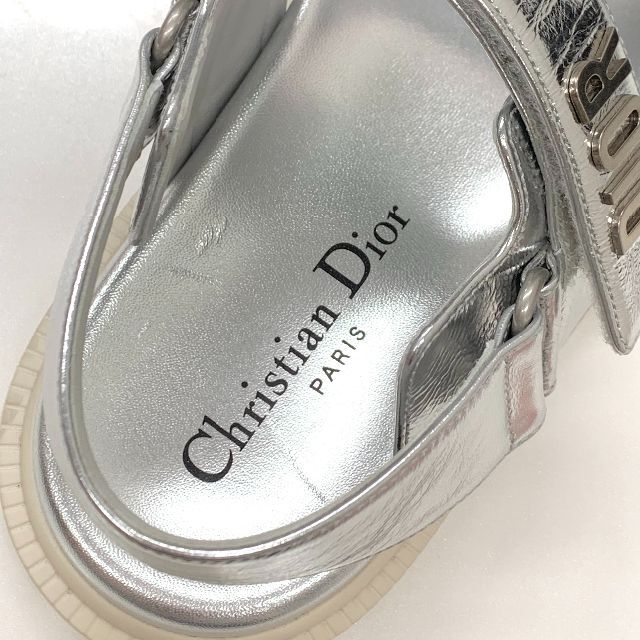 Christian Dior(クリスチャンディオール)の6672 クリスチャンディオール DIORACT レザー ロゴ スポーツサンダル レディースの靴/シューズ(サンダル)の商品写真