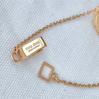 miumiu - MiuMiu ミュウミュウ クリスタル ビジュー ブレスレット