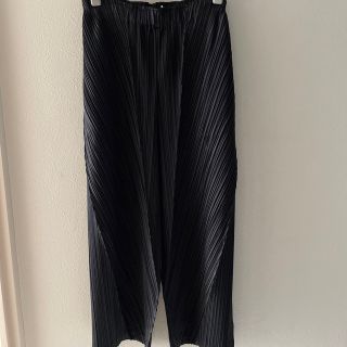 プリーツプリーズイッセイミヤケ(PLEATS PLEASE ISSEY MIYAKE)のプリーツプリーズ　変形プリーツワイドパンツ(カジュアルパンツ)