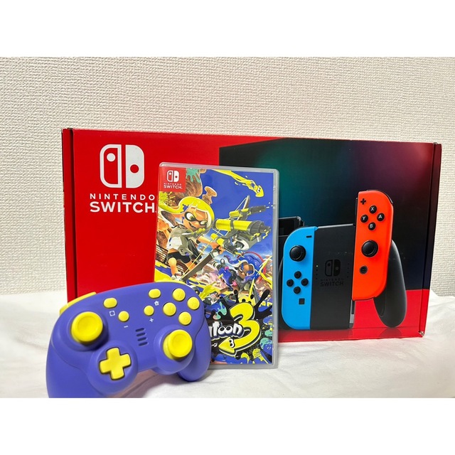 Switch本体 スプラ3 ジョイコン セット