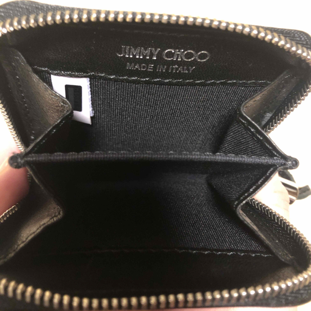 JIMMY CHOO(ジミーチュウ)のJIMMY CHOO コインケース　ブラック レディースのファッション小物(コインケース)の商品写真