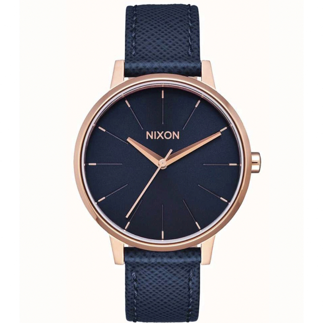 新品未使用】NIXON Kensington ネイビー&ピンクゴールド 腕時計 - 腕時計