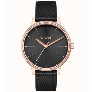 ニクソン(NIXON)の【新品未使用】NIXON Kensington ブラック&ピンクゴールド 腕時計(腕時計)