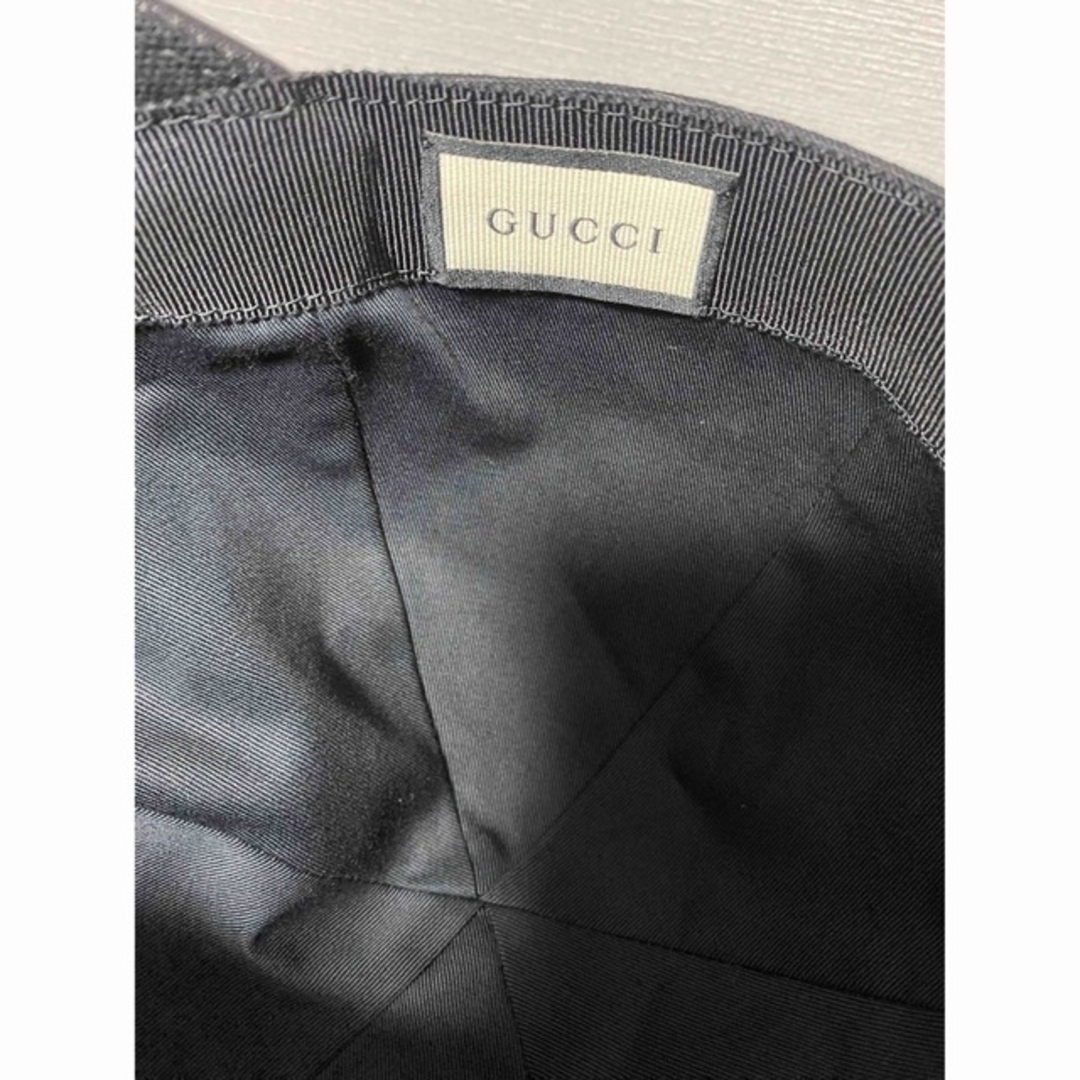 Gucci インターロッキングG 刺繍 シェリーライン ベースボール キャップ