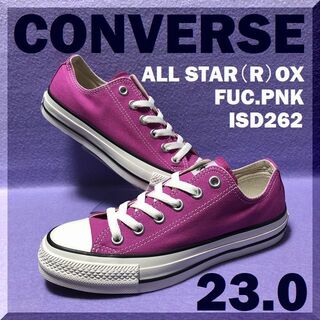 CONVERSE - 23.0ｃｍ（US 4.0）コンバース　オールスター（R）OX　フューシャピンク
