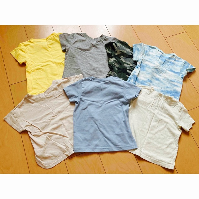 半袖　Ｔシャツ　7着セット　90センチ キッズ/ベビー/マタニティのキッズ服男の子用(90cm~)(Tシャツ/カットソー)の商品写真