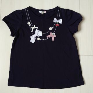 エニィファム(anyFAM)のanyFAM　トップス　ネイビー(Tシャツ/カットソー)