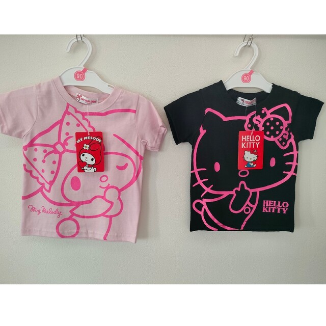 【新品タグつき】90サイズTシャツ2枚セット キッズ/ベビー/マタニティのキッズ服男の子用(90cm~)(Tシャツ/カットソー)の商品写真