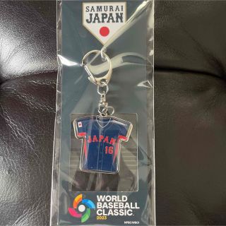 ミズノ(MIZUNO)のWBC2023 侍ジャパン 大谷翔平 選手ユニフォーム キーホルダー ビジター(記念品/関連グッズ)