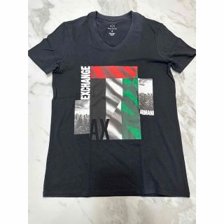 アルマーニエクスチェンジ(ARMANI EXCHANGE)のARMANI EXCHANGE Tシャツ Vネック ブラック(Tシャツ/カットソー(半袖/袖なし))