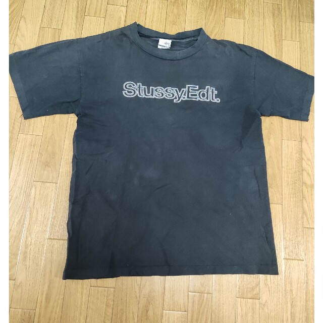 Tシャツ/カットソー(半袖/袖なし)希少　80’s オールドステューシー　stussy　ブラック　黒