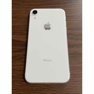 アイフォーン(iPhone)のiPhone XR 64GB ホワイト　SIMフリー　美品(スマートフォン本体)