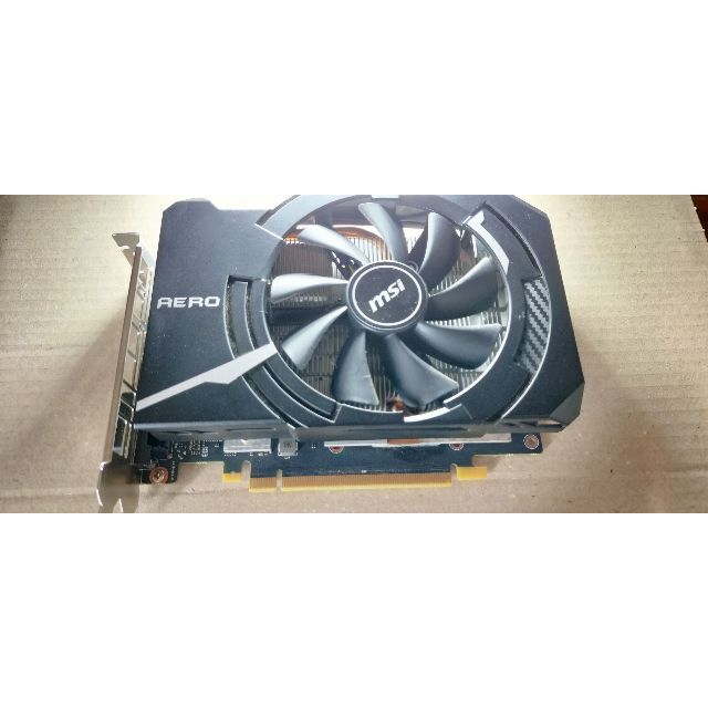 中古　GeForce GTX 1660 SUPER AERO ITX OC スマホ/家電/カメラのPC/タブレット(PCパーツ)の商品写真