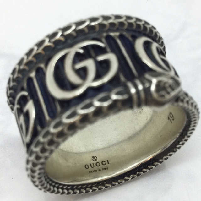 Gucci(グッチ)のGUCCI ダブルG シルバーリング メンズのアクセサリー(リング(指輪))の商品写真