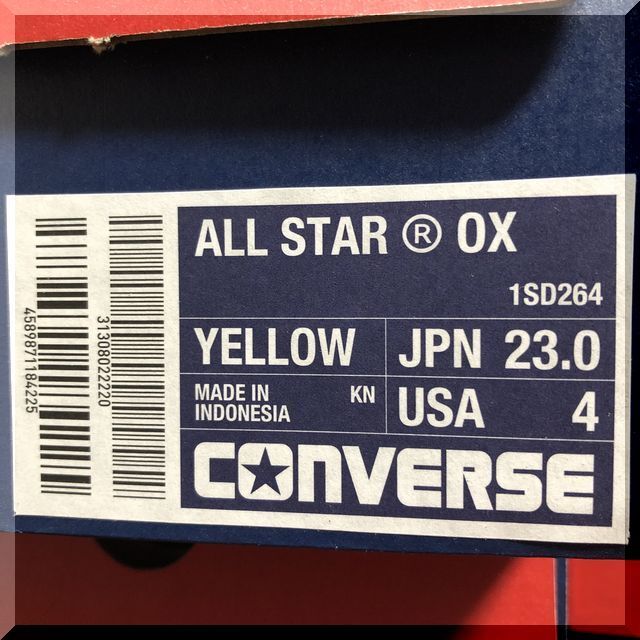 CONVERSE(コンバース)の23.0ｃｍ（US 4.0）コンバース　オールスター（R）OX　イエロー レディースの靴/シューズ(スニーカー)の商品写真